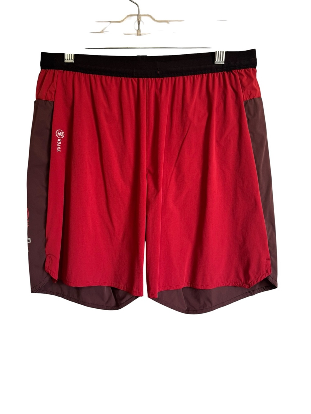 Roark Men's Run Amok Alta 7" Running Shorts Built in Brief Red Wine RS326 Small